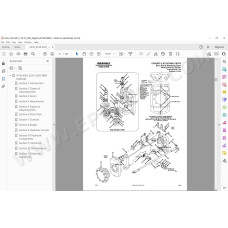 JLG Gradall Telehandler 522D 524D spare parts manual