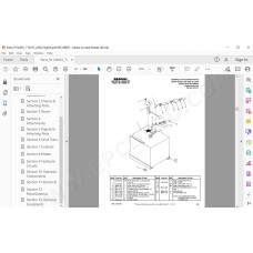 JLG Gradall Telehandler 532C-6 534C-6 spare parts manual