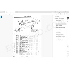 JLG Gradall Telehandler 534A spare parts manual