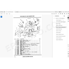 JLG Gradall Telehandler 534A spare parts manual