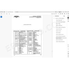 JLG Gradall Telehandler 534B-6 534B-8 spare parts manual