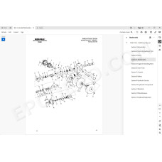 JLG Gradall Telehandler 534B-6 534B-8 spare parts manual