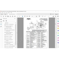 JLG Gradall Telehandler 534B-9 spare parts manual