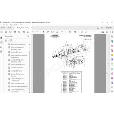 JLG Gradall Telehandler 534B-9 spare parts manual