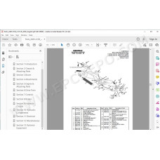 JLG Gradall Telehandler 534C-9 534C-10 spare parts manual