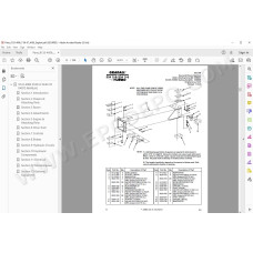 JLG Gradall Telehandler 534D-6 534D-6T spare parts manual