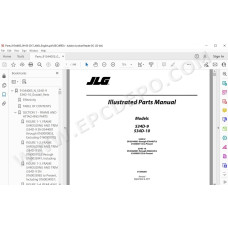 JLG Gradall Telehandler 534D-9 534D-10 spare parts manual