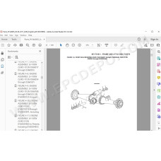 JLG Gradall Telehandler 534D-9 534D-10 spare parts manual
