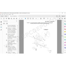 JLG Gradall Telehandler 534D-9 534D-10 spare parts manual