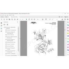 JLG Gradall Telehandler 544B spare parts manual