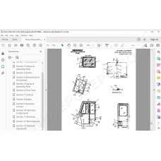 JLG Gradall Telehandler 544B spare parts manual