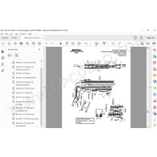 JLG Gradall Telehandler 544C spare parts manual