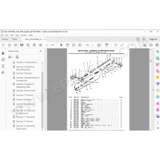 JLG Gradall Telehandler 552 554 spare parts manual