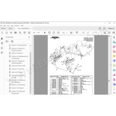 JLG Gradall Telehandler 552 554 spare parts manual