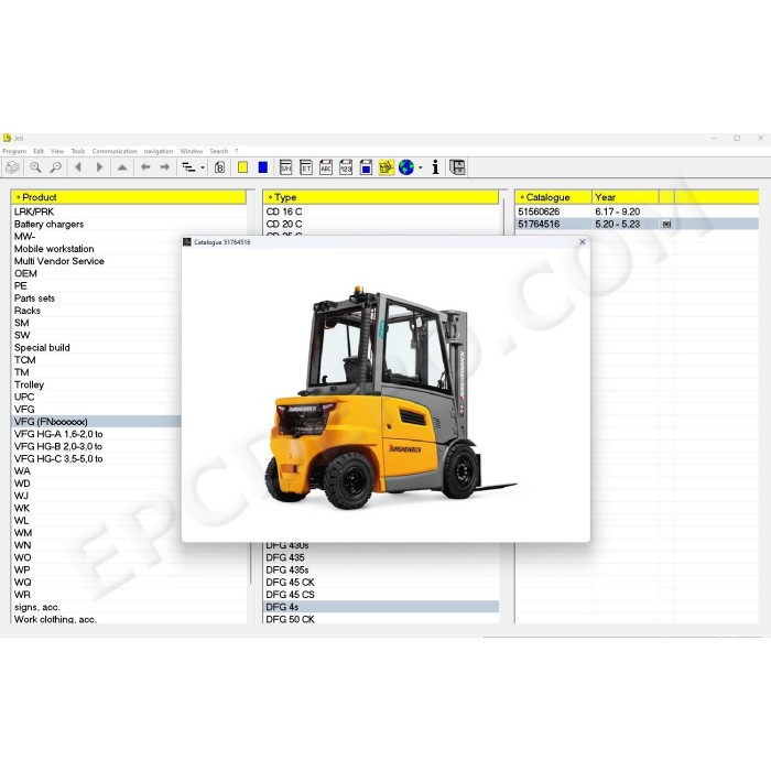 JUNGHEINRICH FORKLIFT EPC JETI ET v4.37 2024
