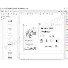 Manitou MLT-X MT-X 732 95P ST3A S1 parts manual