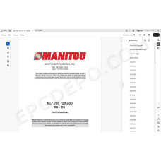Manitou MLT 735 120 LSU S6 E3 spare parts manual