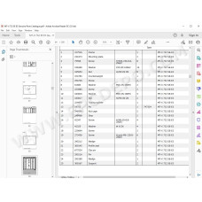 Manitou MT-X 732 Serie D E3 spare parts manual