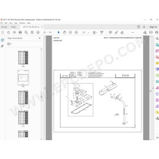 Manitou MT-X 732 Serie D E3 spare parts manual