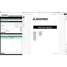Mitsubishi Forklift MCFA EPC spare parts catalog + service & repair 2025