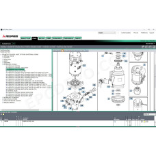 Mitsubishi Forklift MCFA EPC spare parts catalog 2025