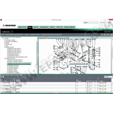 Mitsubishi Forklift MCFE EPC spare parts catalog + service & repair 2025