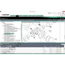 Mitsubishi Forklift MCFE EPC spare parts catalog 2025