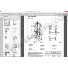 Mitsubishi Forklift MCFE EPC spare parts catalog + service & repair 2025