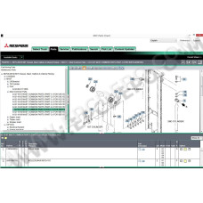 Mitsubishi Forklift MCFE EPC spare parts catalog + service & repair 2025