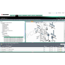 Mitsubishi Forklift MCFS EPC spare parts catalog + service & repair 2025