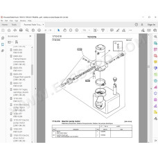 Toyota Pallet Truck 2PLL 2PM 2PML 7PLL 7PM PM14 PM16 PM20 spare parts manuals