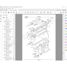 Toyota Reach Truck 7FBRE 12-14-16-20-25 spare parts manual