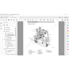 Hyundai Forklift 15BT-9 18BT-9 20BT-9 service & repair manual