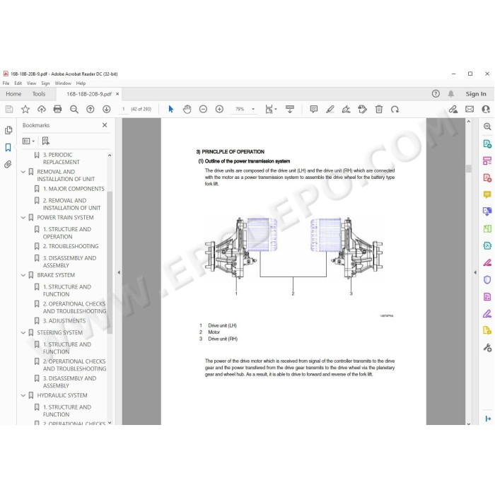 Hyundai Forklift 16B-9 18B-9 20B-9 service & repair manual