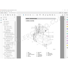 Hyundai Forklift 16B-9F 18B-9F 20B-9F service & repair manual