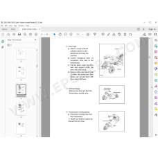 Hyundai Forklift 25DE-7 30DE-7 35DE-7 service & repair manual