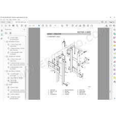 Hyundai Forklift 40B-9 45B-9 50B-9 service & repair manual