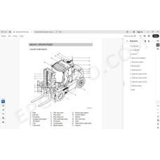 Hyundai Forklift 100D-9 service & repair manual