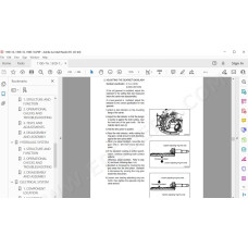 Hyundai Forklift 110D-7A 130D-7A 160D-7A service & repair manual