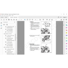 Hyundai Forklift 160D-9L 180D-9B service & repair manual