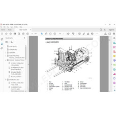 Hyundai Forklift 180D-7E service & repair manual