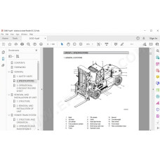 Hyundai Forklift 300D-9 service & repair manual