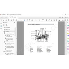 Hyundai Forklift 35D-9F 40D-9F 45D-9F 50DA-9F service & repair manual