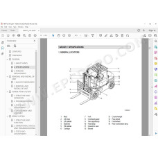 Hyundai Forklift HDF15-3 HDF18-3 service & repair manual