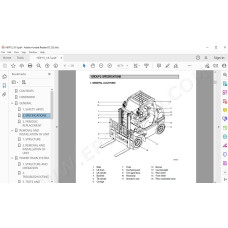 Hyundai Forklift HDF15-5 HDF18-5 service & repair manual