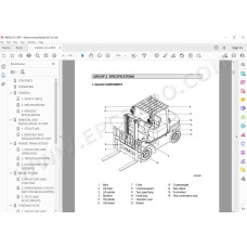 Hyundai Forklift HDF50-3 HDF70-3 service & repair manual