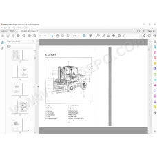Hyundai Forklift HDF50A HDF70A service & repair manual
