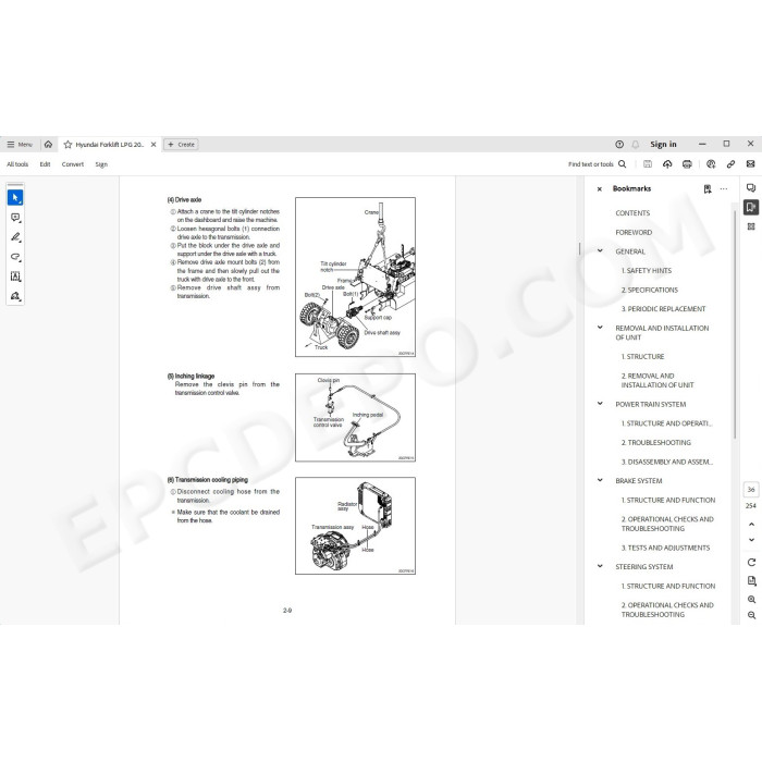 Hyundai Forklift LPG 20L-7 25L-7 30L-7 20G-7 25G-7 30G-7 service manual