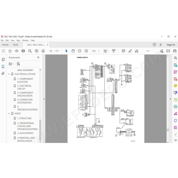 Hyundai Forklift 15LC-7A 18LC-7A 20LC-7A service & repair manual