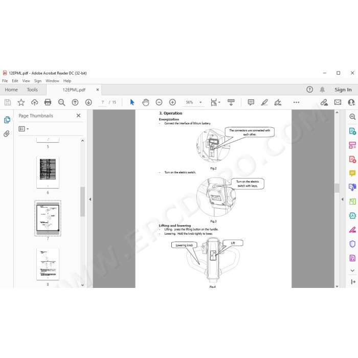 Hyundai Warehouse Equipment service & repair manuals